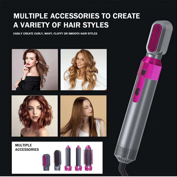 Salon-Quality Blowouts at Home – 5-in-1 Hot Air Brush